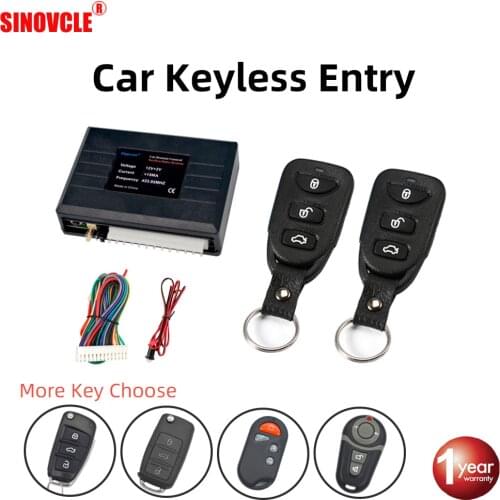 Car Remote Central Door Lock Keyless System Central Locking with Car Alarm Systems Auto Remote Central Kit Remote Control