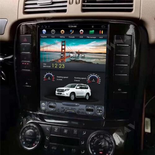 Tesla Style Android 9.0 4+64 Car GPS Navigation For Mercedes Benz R280 R300 R320 R350 R450 Multimedia Player Headunit Radio Tape