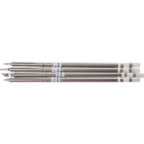 BENGU 4 Pcs T12 Series Solder Iron Tips For Hakko Soldering Rework Station FX-951 FX-952