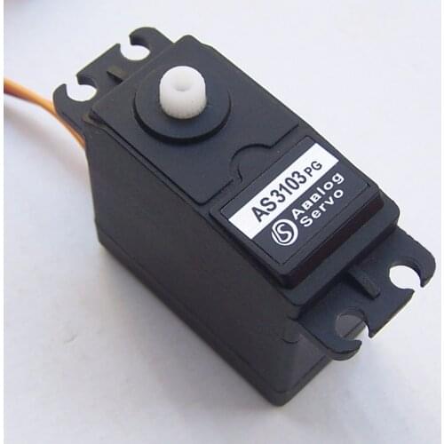 Free shipping 10X AS3103 180 degree 3kg servo Standard servo RC model compatible with Futaba JR
