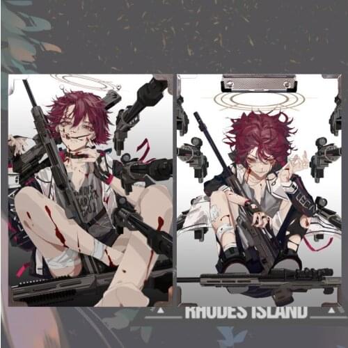 [MYKPOP]Arknights A4 Clipboard Writing Pad Document Holders School Office Stationery Drop Shipping SC20072720