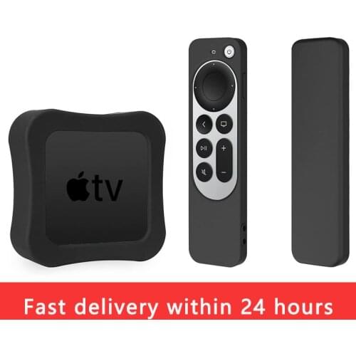 Remote Control Case Silicone TV Box Anti Fall Protective Cover for Apple TV 4K 5Th / 4Th Remote Control Waterproof Fitted Coverr