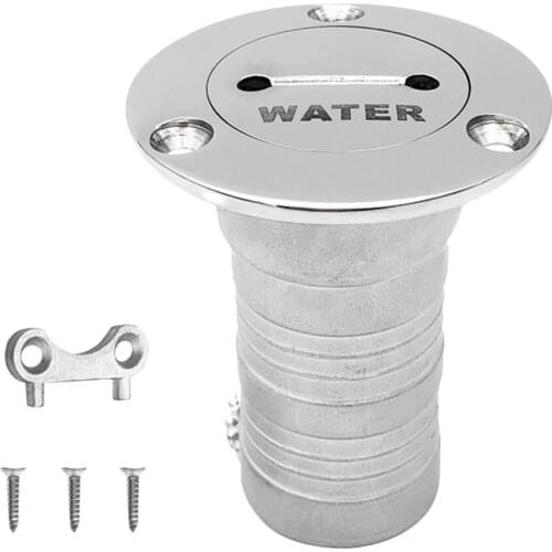 For Marine boats, yachts, caravans, trucks Stainless Steel 52mm 2' Marine Boat Water Tank Deck Fill Filler with Key