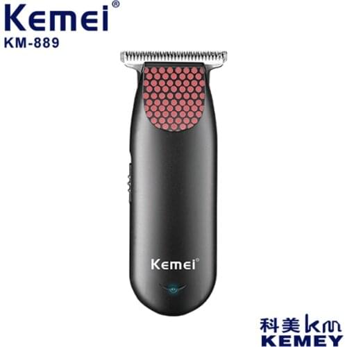KEMEI Rechargeable Electric Pomade Hair Clipper Mini Portable Hair Trimmer Barber Beard Hair Trimmer Professional Hair Clipper