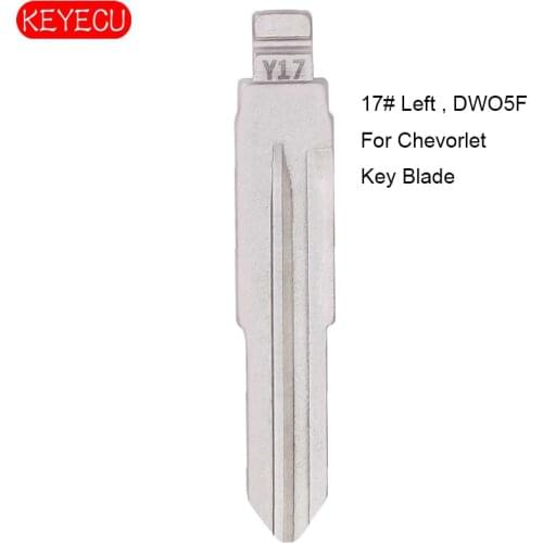 KEYECU 10PCS/lot KEYDIY Universal Remotes Flip Blade 17# Left , DWO5F for Chevorlet