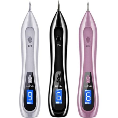 LCD Laser Plasma Pen Mole Removal Dark Spot Remover Skin Wart Tag Tattoo Remaval Tool Facial Freckle Remover Electric Machine