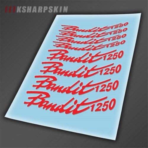 Motorcycle sticker wheel tire decal Inner outer Rim reflective logo decorative decal kit set for Suzuki bandit1250 bandit 1250