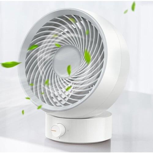 USB Desk Fan Small Personal Desktop Table Fan with Strong Wind Quiet Operation Portable Mini Fan for Office Bedroom