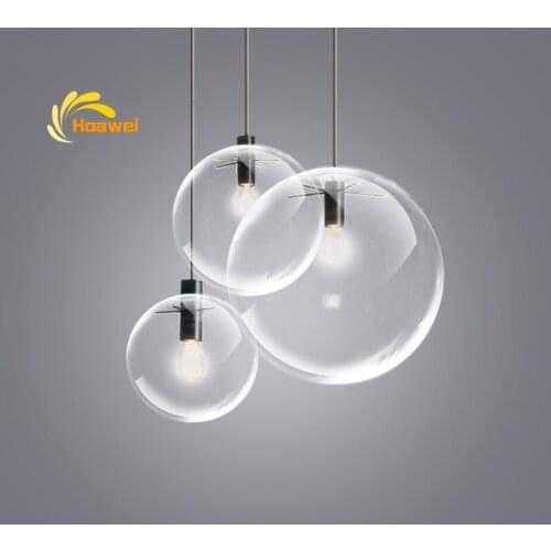 Nordic Glass LED Pendant Lights Lighting Loft Modern Home Decoration Hanging Lamp Living Room Bedroom Dining Room Pendant Lamp