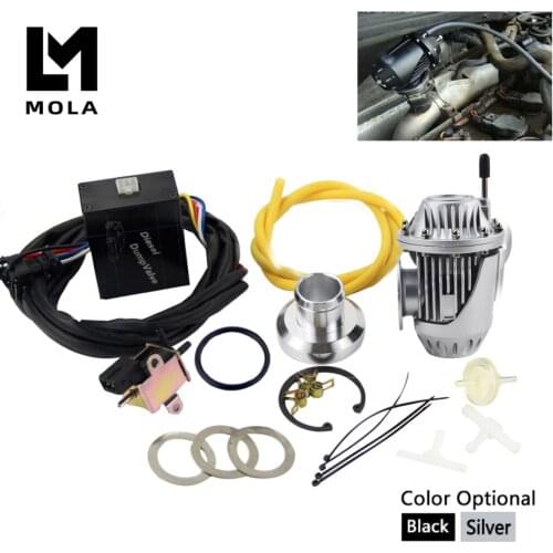 New Universal Electrical Controller For Diesel Turbo Dump With Silver Blow Off Valve Kit 5011W+5730-MB