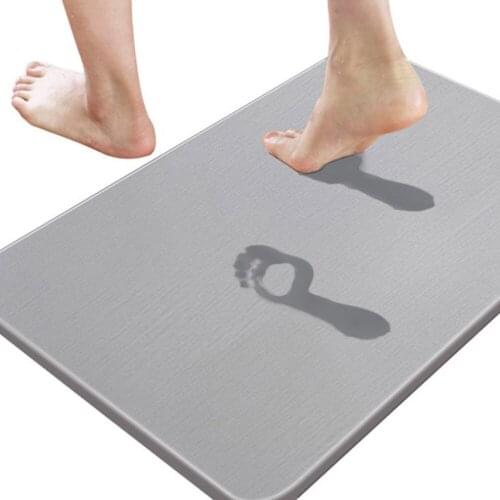Diatom Mud Anti-Slip Fast Drying Bathroom Mat Ultra-Absorbent Mat Odorless