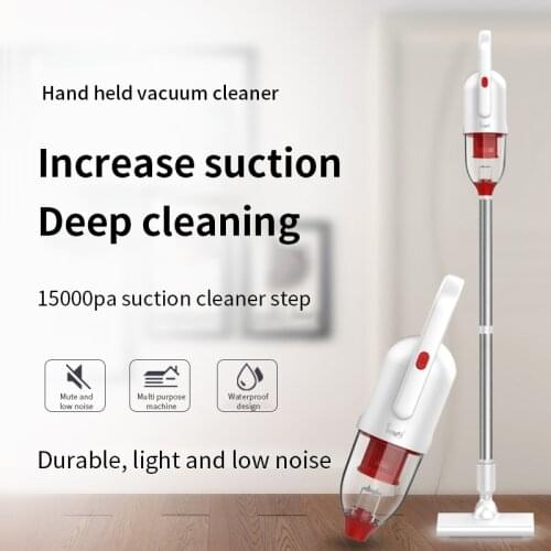 Handheld Vacuum Cleaner With 4 Brush Head 15000Pa Strong Suction Power Household Floor Carpet Curtain Cleaning Vacuum Cleaner