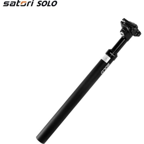 SATORI 27.2/28.6/30.4/30.8/30.9mm*355m Aluminium MTB Road Bike Bicycle Saddle Seat post Suspension shock seat tube 40mm Travel