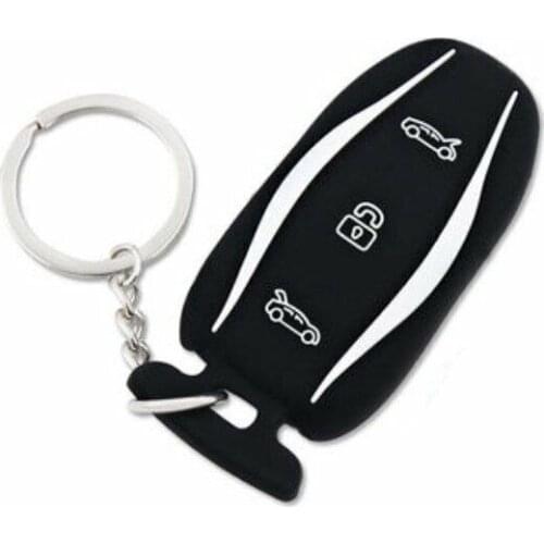 Silicone Car Remote Key Fob Cover Case Holder Shell Fit For Tesla Model S X