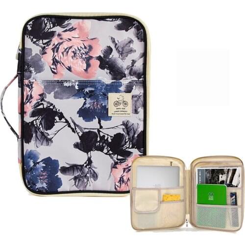 A4 Document Bag Meeting File Folder for Ipad Laptop Storage Case Large Multifunctional Fichario Filing Product Cabinet Organizer