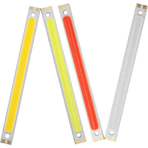 120mm COB LED Strip Bar Lights Red Blue White 4.7in 10W 12V 1000LM Ultra Bright Bulb for DIY 12V House Lighting Desk Wall Lamp