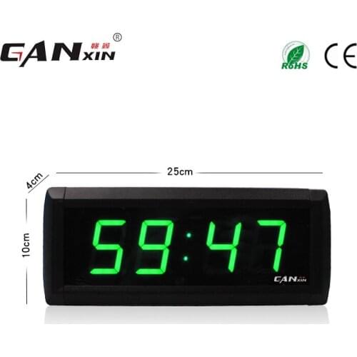 [Ganxin]1.8" Led Digital Alarm Clock Colorful Projection Clock Led Wall Clock Countdown Count up Function