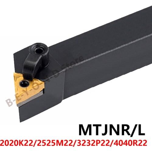 BEYOND MTJNR MTJNL 2020K22 MTJNR2020K22 MTJNR2525M22 MTJNR3232P22 MTJNR4040R22 Carbide Inserts CNC Lathe Turning Tool Holder