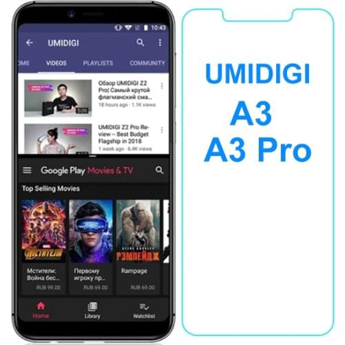 For Umidigi A3 Pro Tempered Glass Screen Protector For Umidigi A3 Protective Phone Film For UMI A3 Case Glass with Clean Kits