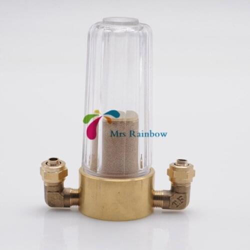 1/Set Dental Lab Water Filter Water Treatment Device Copper Valve For Dental Chair Equipment