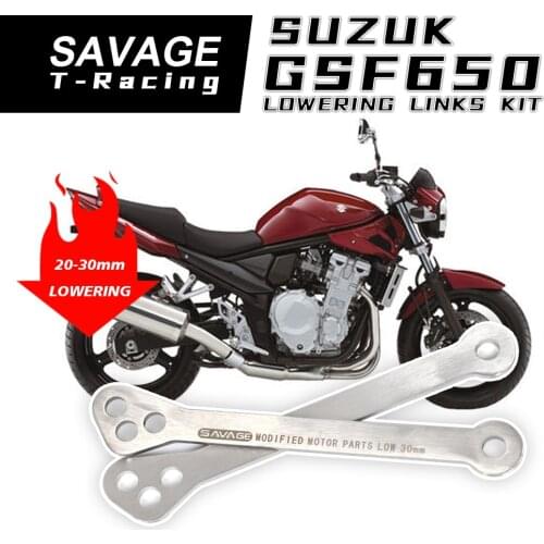 2000-2016 Rear Suspension Lowering Links Kit For SUZUKI GSF 1250 GSF1200 GSF 650 600 N/S SA/FA BANDIT 15 Motorcycle Accessories