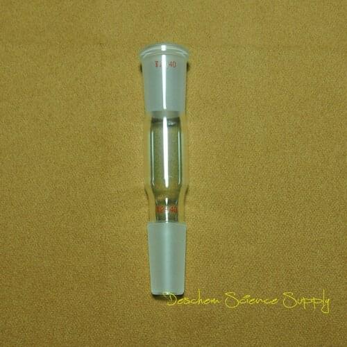 24/40,Straight Connecting Adapter,Distilling Tube,Ground Joint,Lab Glassware