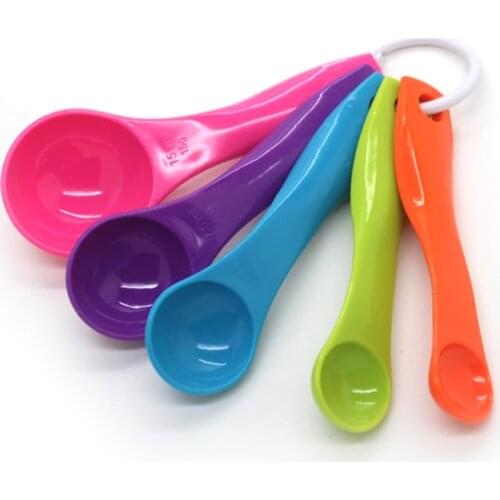 5pcs/Lot New Kitchen Measuring Spoons Food Thickening of Coffee Milk Tea Fruit Powder Measuring Spoon