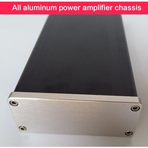 90*40*159mm All-aluminum Power Amplifier Small Chassis Blank Panel Power Supply Case Amplifier Shell Audio Enclosure DIY 0904
