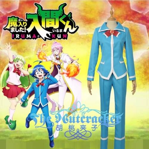 Anime Mairimashita! Iruma-kun Iruma Suzuki Cosplay Costume Welcome to Demon School Uniform For Women Men Custom Made