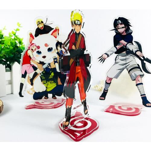 Naruto Double Sided Acrylic Plate Cartoon Anime Character Acrylic Stand Figure Model Plate Holder