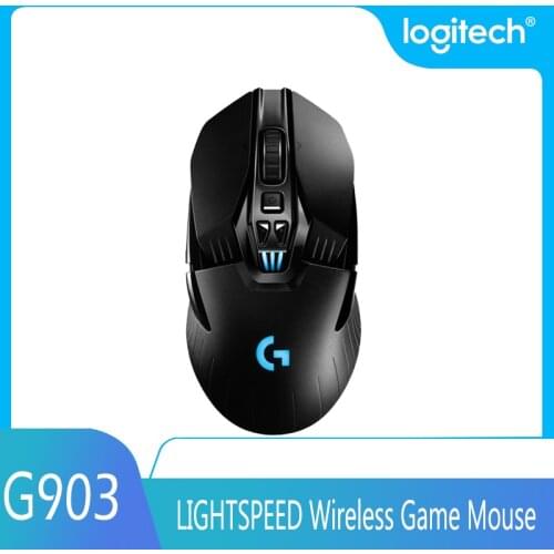 Logitech G903 LIGHTSPEED 2.4Ghz Wireless Gaming Mouse Laptop Gamer Genuine Optical 12000DPI RGB Mouse Ergonomic Computer Mouse