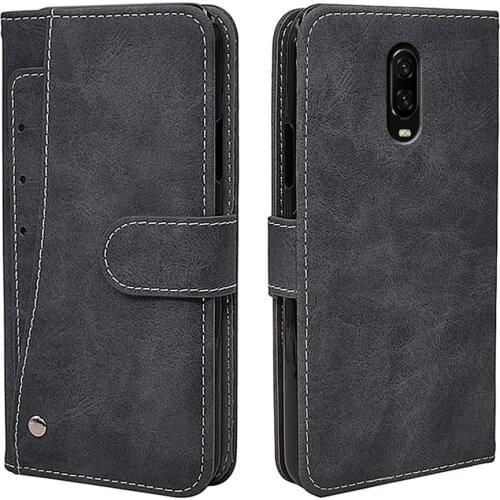 Luxury Vintage Case For OnePlus 1+ 9 9R 8 8T 7T 7 6 5 3 6T 5T 3T Pro Nord Case Flip Leather Soft Silicone Wallet Cover