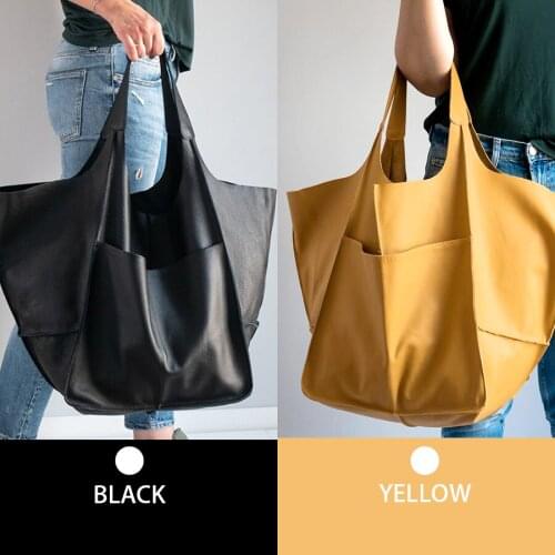 Designer Aged Metal Look Luxury Pu Leather Shoulder Bag Retro Big Shopper Purses Casual Soft Large Capacity Tote Women Handbags