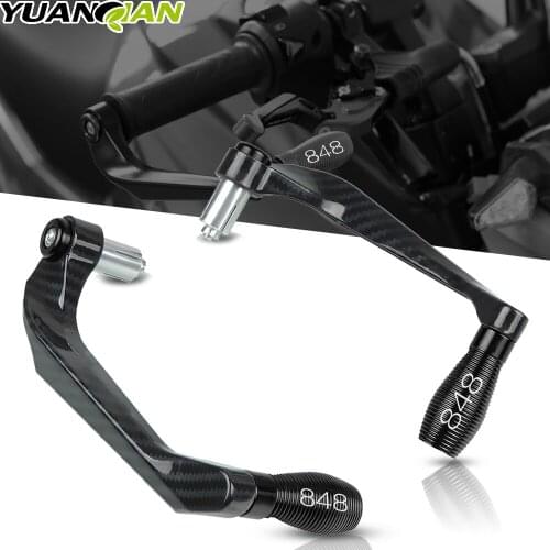 For Ducati 848 EVO 848EVO 2007-2013 2012 Motorcycle 7/8"22mm Universal Handlebar Grips Guard Brake Clutch Levers Guard Protector