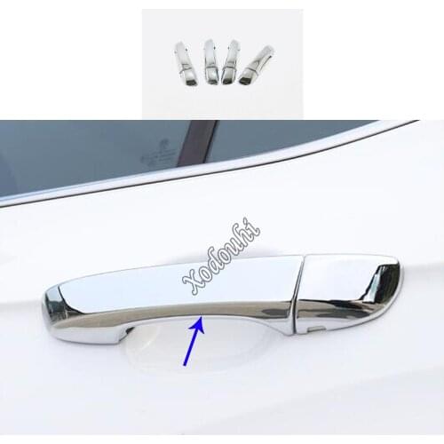 For Volkswagen VW T-cross Tcross 2018 2019 2020 Car Cover Sticker Cover Frame Trim ABS Chrome Door Handle Part Armrest Handrail