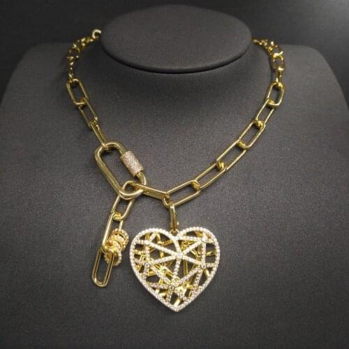 Hot Brand Pure 925 Sterling Silver Jewelry For Women Hollow Heart Necklace Jewelry