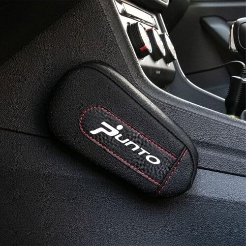 Pu Leather Knee Pad handrail pad Interior Car Accessories For Fiat Punto