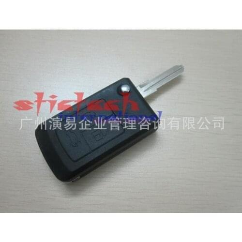 By DHL or Fedex 100 pcs Remote Key Shell For Lada Modify Switch 3 Buttons Uncut Flip Folding Remote Fob Key Shell