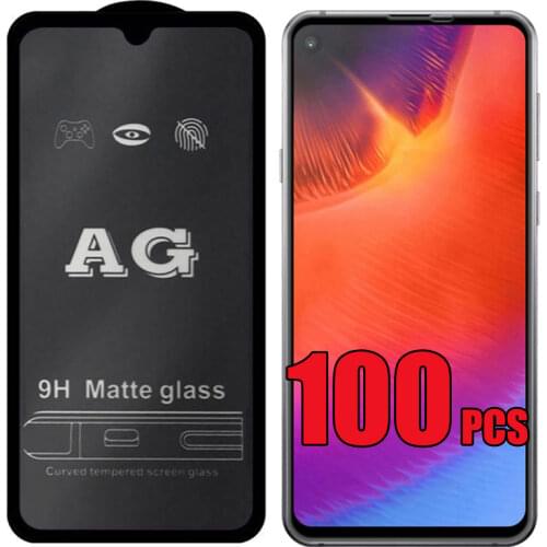 100pcs AG Matte Tempered Glass Flim Cover Screen Protector For Samsung Galaxy Note 21 FE 20 A02 A12 A22 A32 A42 A52 A72 A82 A92