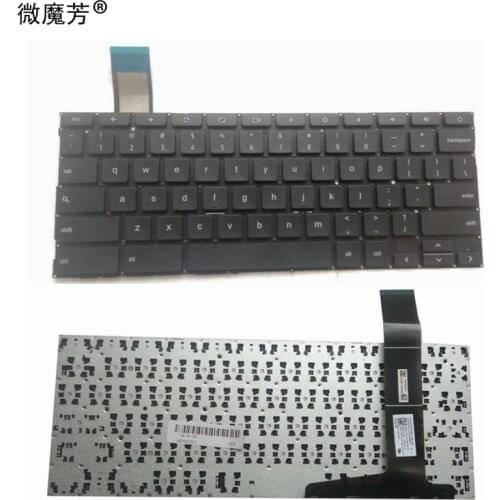US Black New English laptop keyboard For ASUS C202 C201 C201P C201PA C202 C202S C202SA