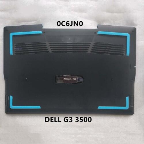 New For DELL G3 3500 lower cover bottom shell laptop D shell blue foot pad C6JN0 0C6JN0