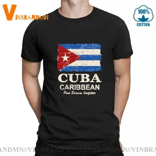 Retro style New Fashion Cuba Flag Men T Shirts men Cuban country flag Vintage Patriotism fans T-Shirt patriotic lovers Tee
