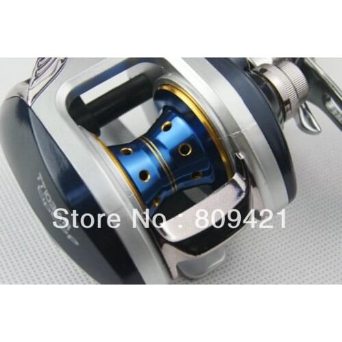 Whole Sale 10pcs/lot 2013 Brand New TT103 Fishing Reel Water droplets round dumped drum with Magnetic Brakes Right or left hand