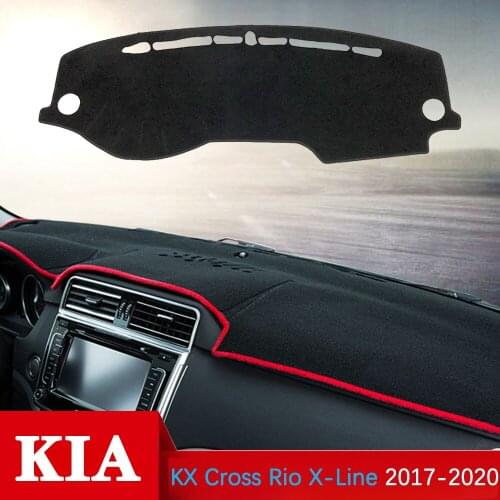 For KIA KX Cross Rio X-Line 2017 2018 2019 2020 Anti-Slip Mat Dashboard Cover Pad Sunshade Dashmat Protect Carpet Accessories