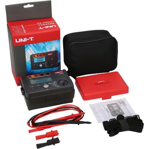 UT501A 1000V Insulation Resistance Tester Meter Megger Auto Range Ohm Tester Megohmmeter Voltmeter Tester Tools