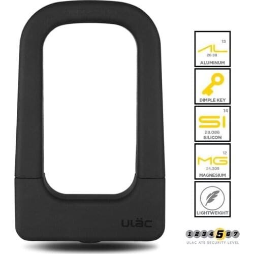 Bike Lock With 3 Keys Security Anti-theft Bicycle Lock Magnesium Alloy Strong Padlock for Bicycle Motorcycle Cycle U Lock