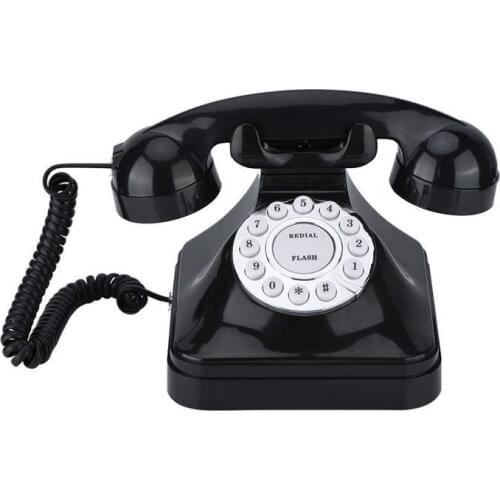 WX-3011 Retro Vintage Antique Telephone Multi Function Plastic Home Telephone Retro Wire Landline Phone home phone
