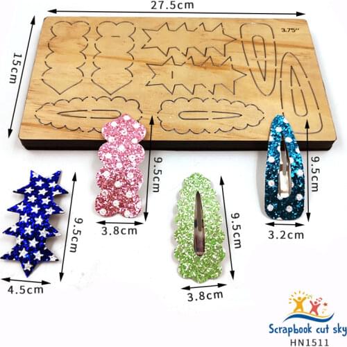 Hairpin HN1511 Muyu Wooden Mold Scrapbook Dies Suitable For Market General Machines
