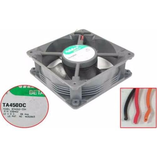 Nidec B34262-33A DC 12V 0.8A 120x120x38mm 3-wire Server Cooling Fan