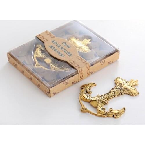 50pcs Vintage Anchor Man Keychain Trinket Creative Metal Three-dimensional Retro Zinc Alloy Bottle Opener Souvenirs Wedding